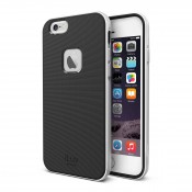 iLuv AI6PMETFSI Metal Forge™ Real anodized aluminum frame with diamond-out edges and protective shock-absorbing TPU case for iPhone 6 Plus