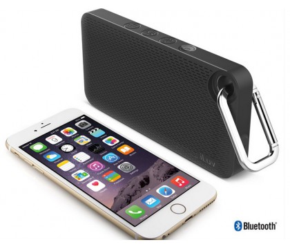 iLuv AUDMINI6BK Aud Mini 6 Slim portable weather-resistant wireless Bluetooth® speaker