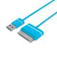 iLuv ICB21BLU Premium Charge/Sync Cable A 3 ft long 30-pin cable can charge and sync your Apple 30-pin devices with your Mac or Windows PC