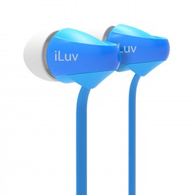 iLuv PEPPERMINTBU Peppermint™ Tangle-resistant noise-isolating stereo earphones