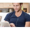 أى لوف (PEPPERMINTWH) سماعات أذن عازلة للضوضاء و كابل مقاوم للتشابك