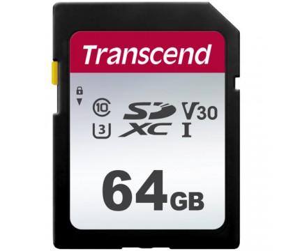 TRANSCEND TS64GSDC300S SD CARD 64GB UHS-I U3 