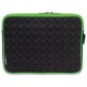 Manhattan 439596 Universal 10.1 inch Tablet Bubble Case , Green/Black