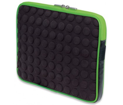 Manhattan 439596 Universal 10.1 inch Tablet Bubble Case , Green/Black