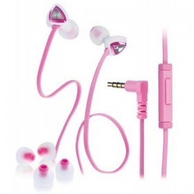 Genius 31710179100 In-Ear Mobile Headset  w/ Mic (HS-M250) , Pink