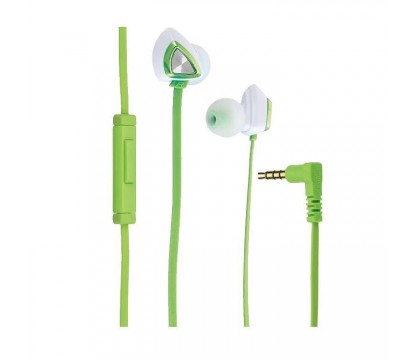 Genius 31710179101 In-Ear Mobile Headset  w/ Mic (HS-M250) , Green