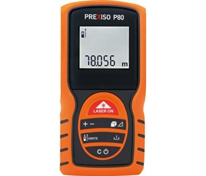 Prexiso P80 Laser Distance Meter up to 80 M with 2× AAA battery 