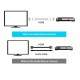 iLuv ICB717WHT High speed 1.8 m HDMI 2.0  Ethernet Cable 3D - 4K - 6 FT White