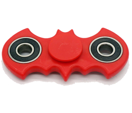 Radioshack LMM-8151 Fidget Spinner Batman Version, Red