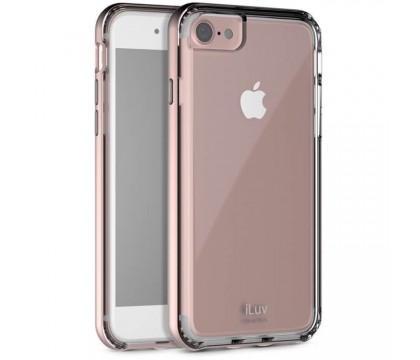 iLuv AI7PMETFPN Metal Forge Case for iPhone 7, Pink