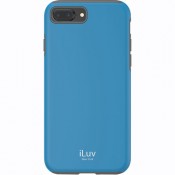 أى لوف (AI7PREGABL) جراب لأجهزة الأيفون 7 بلس, ثنائى الطبقة PC / TPU, ذو لون أزرق