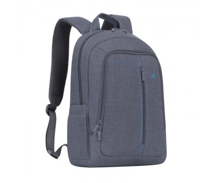 RIVA 7560 CASE LAPTOP CANVAS BACKPACK 15,6 INCH, GRAY