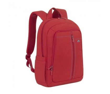 RIVA 7560 CASE LAPTOP CANVAS BACKPACK 15,6 INCH, RED