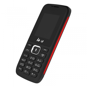 أى كيو (+FX) تليفون محمول ثنائى الشريحة 1.77 بوصة, ذو لون أحمر