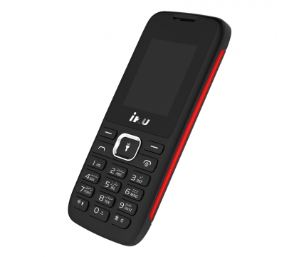 أى كيو (+FX) تليفون محمول ثنائى الشريحة 1.77 بوصة, ذو لون أحمر