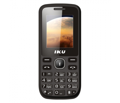 IKU R105 Feature Phone 1.77 inch 32MB 800MAH DS, Black