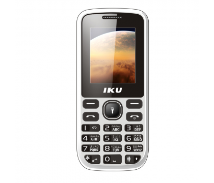 أى كيو (R105) تليفون محمول ثنائى الشريحة 1.77 بوصة, ذو لون ابيض