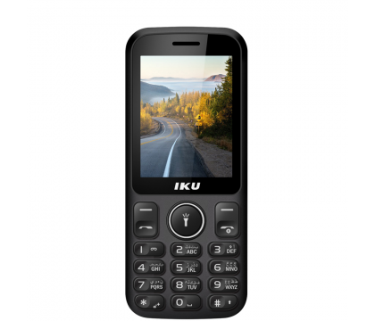 IKU R222 Feature Phone 2.4 inch 32MB 1500MAH DS Blk