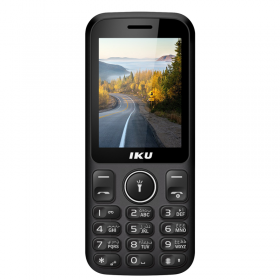 IKU R222 Feature Phone 2.4 inch 32MB 1500MAH DS Grey