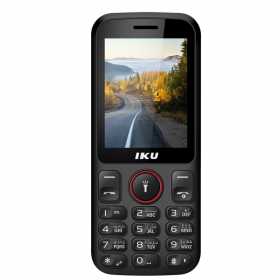 IKU R222 Feature Phone 2.4 inch 32MB 1500MAH DS Red