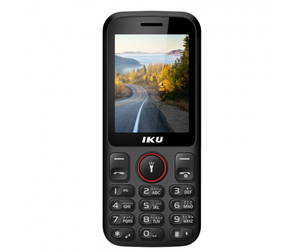 IKU R222 Feature Phone 2.4 inch 32MB 1500MAH DS Red