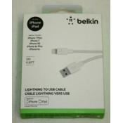 BELKIN F8J023BT3M Lightning to USB Charge Sync Cable 3M, white