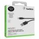 BELKIN F8J023BT04 Lightning to USB Charge Sync Cable 1.2 M, black