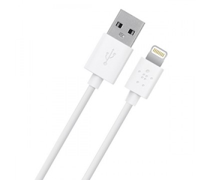 BELKIN F8J023BT04 Lightning to USB Charge Sync Cable 1.2 M, white