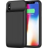 راف باور (RP-PB120-BK) جراب مع بطاريه 3200 ميللي امبير IPHONE X, ذو لون أسود