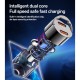 Yesido Y69 Aluminum Alloy Transparent Shell Pull Ring Design PD 30W Fast Charging Mini Hidden Car Charger