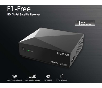 HUMAX F1-HD FREE High Definition Digital Satellite Receiver