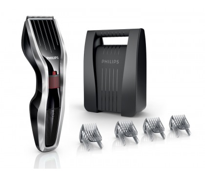 Philips HC5440/83 Hairclipper series 5000 hair clipper stainless steel blades 24 length settings 75 mins cordless use/8 h charge