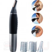 Philips NT9110/60 Series 3000 Norelco Nosetrimmer 3300 Nose, ear & eyebrow trimmer, Powerful tube trimmer Fully washable