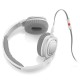 JBL J55i High-Performance On-Ear Headphones with JBL Drivers, Rotatable Ear-Cups and Microphone, White