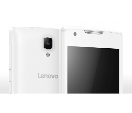 لينوفو (A1000M) تليفون محمول ذكى ثنائى الشريحة ذو لون أبيض