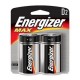 إينرجيزر (Size D) بطاريات ألكالين عبوة 2 قطعة