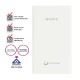 Sony CP-V9 W Power Bank with Polymer Battery (White)