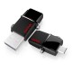 SANDISK (SDDD2-016G-GAM46) OTG FLASH DRIVE USB 2.0 16GB