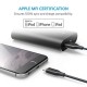 Anker A8112012 PowerLine 6ft Lightning Apple MFi Certified / Charging Cable, Black