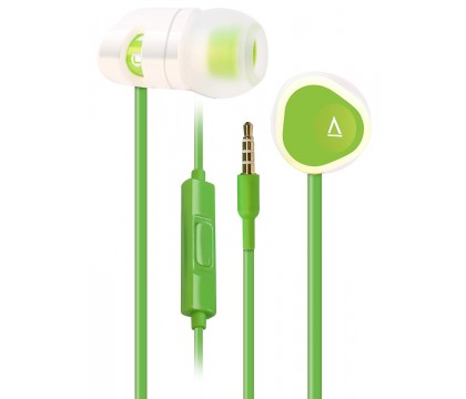 Creative MA200 Noise-isolating In-ear Headphones with Mic, Green, 51EF0600AA013