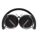 كرييتيف (Flex) سماعات رأس ستيريو مزودة بمايكروفون خفيفة الوزن و قابلة للطى ذات لون أسود