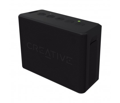 Creative MUVO 2c Palm-sized Water-resistant Bluetooth® Speaker with Built-in MP3 Player, Black, 51MF8250AA000