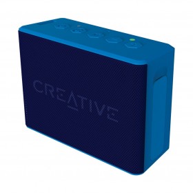 Creative MUVO 2c Palm-sized Water-resistant Bluetooth® Speaker with Built-in MP3 Player, Blue, 51MF8250AA002