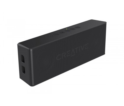 Creative MUVO 2 Portable Water-resistant Bluetooth® Speaker with Built-in MP3 Player, Black, 51MF8255AA000