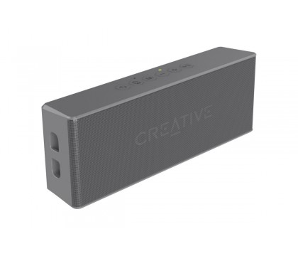 Creative MUVO 2 Portable Water-resistant Bluetooth® Speaker with Built-in MP3 Player, Grey, 51MF8255AA003