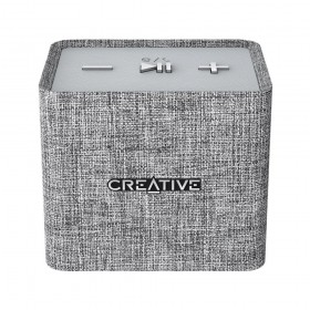 Creative NUNO micro Cube-sized Portable Bluetooth® Speaker, Grey, 51MF8265AA001