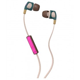 Skullcandy S2PGJY-537 PINE/MUSTRD/PINK Smokin Bud 2 In-Ear Headphone w/Mic