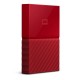 WESTERN DIGITAL WDBYNN0010BRD-WESN MY PASSPORT Harddisk 1TB, RED