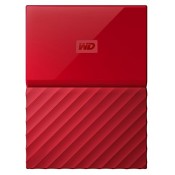 ويسترن ديجتال (WDBYNN0010BRD-WESN) هارد ديسك خارجى محمول ذو مساحة تخزينية 1 تيرا بايت, ذو لون أحمر