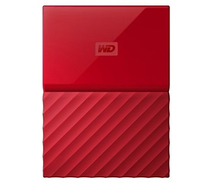 ويسترن ديجتال (WDBYNN0010BRD-WESN) هارد ديسك خارجى محمول ذو مساحة تخزينية 1 تيرا بايت, ذو لون أحمر